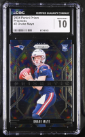 Drake Maye 2024 Panini Prizm Prizmatic #2 RC (CGC 10) at PristineAuction.com
