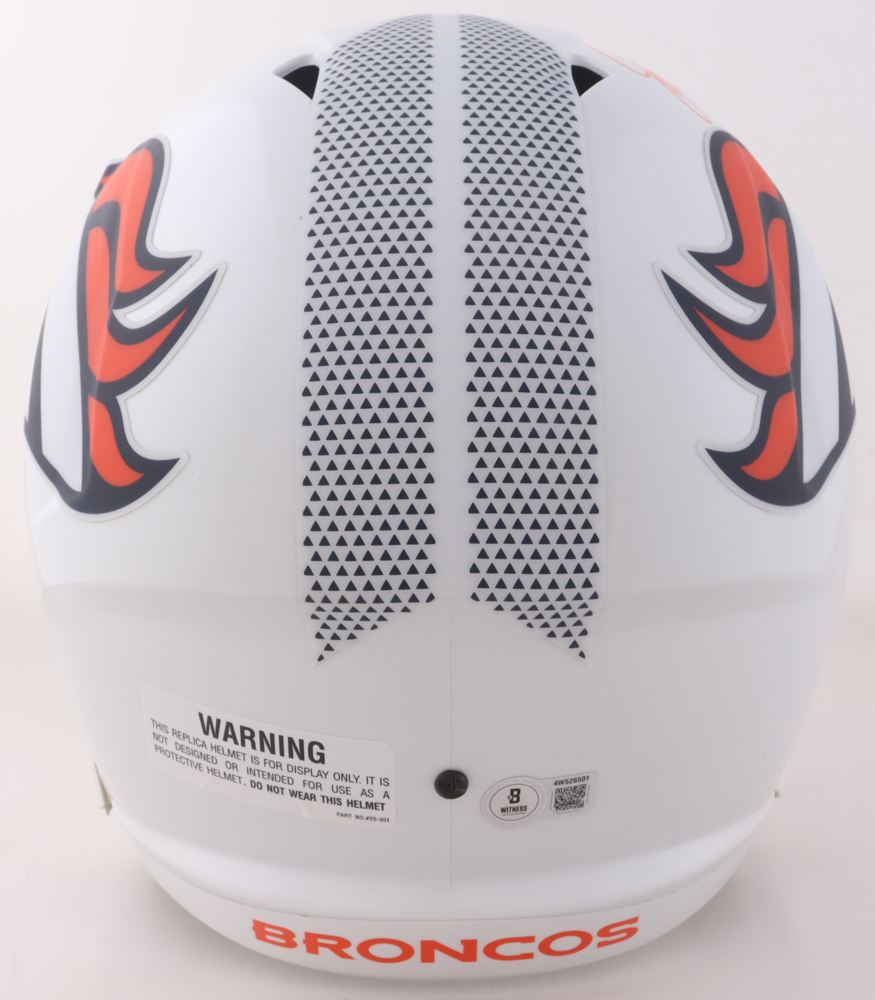 John Elway Signed Broncos Full-Size Speed Helmet (Beckett) at PristineAuction.com John Elway Signed Broncos Full-Size Speed Helmet (Beckett) at PristineAuction.com