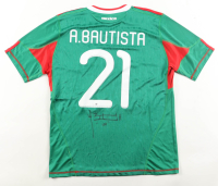 Adolfo Bautista Signed Mexico Adidas Authentic Jersey (JSA) at PristineAuction.com
