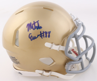 Mitchell Evans Signed Notre Dame Fighting Irish Speed Mini Helmet (JSA) at PristineAuction.com