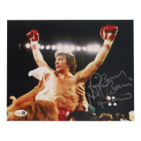 Ray "Boom Boom" Mancini Signed 8x10 Photo (JSA) at PristineAuction.com
