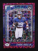 Tyrone Tracy Jr. 2024 Donruss Optic Pink Velocity #259 #38/80 RC at PristineAuction.com