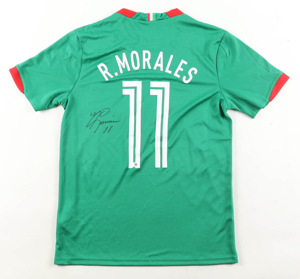 Ramon Morales Signed Mexico Nike Authentic Jersey (JSA) at PristineAuction.com Ramon Morales Signed Mexico Nike Authentic Jersey (JSA) at PristineAuction.com