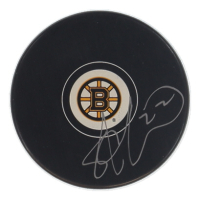 Shawn Thornton Signed Bruins Logo Hockey Puck (JSA) at PristineAuction.com