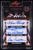 Goose Gossage / Reggie Jackson / Lou Piniella 2024 Leaf Ultimate Sports '78 Champions Holo Bronze Autographs #UC-2 #10/12 at PristineAuction.com