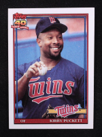 Kirby Puckett 1991 Topps #300 at PristineAuction.com