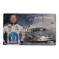 Allen Johnson Signed NHRA 6x10 Hero Card (Beckett) at PristineAuction.com