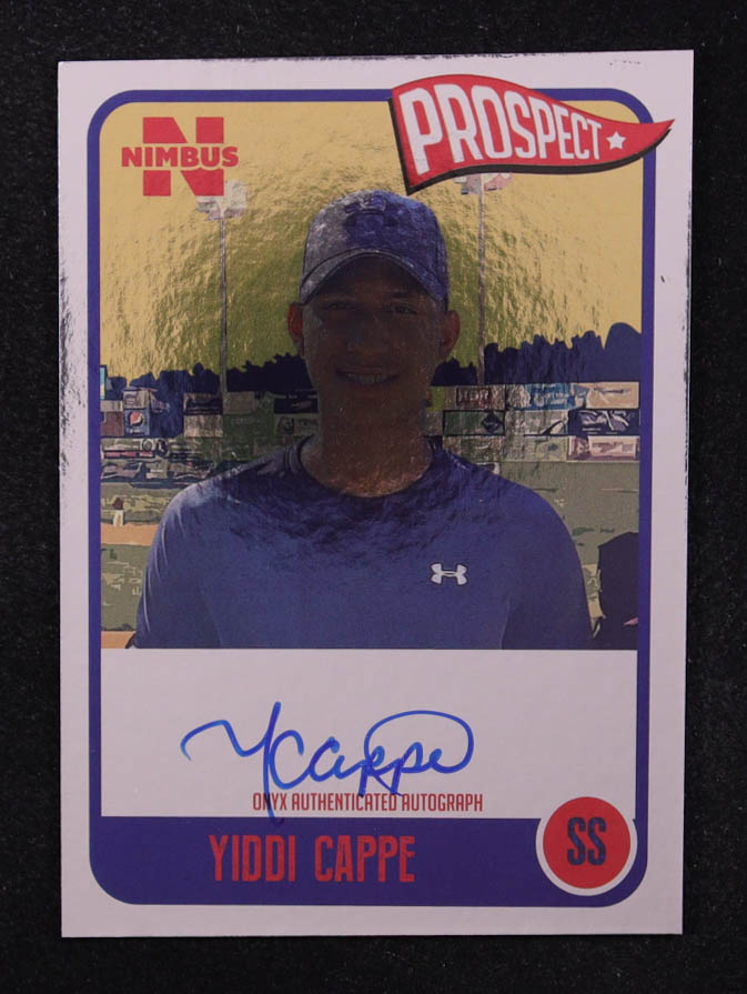 Yiddi Cappe 2020 Onyx Nimbus Autographs Silver Border #NAYC #/325 at PristineAuction.com Yiddi Cappe 2020 Onyx Nimbus Autographs Silver Border #NAYC #/325 at PristineAuction.com