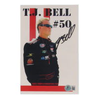 T. J. Bell Signed NASCAR 5.5x8.5 Hero Card (Beckett) at PristineAuction.com