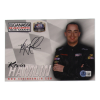 Kevin Hamlin Signed NASCAR 6x9 Hero Card (Beckett) at PristineAuction.com