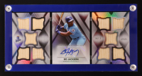 Bo Jackson 2015 Topps Triple Threads 10th Anniversary Deca Threads Relic Autographs #DARBJ #08/10 with Display Case at PristineAuction.com