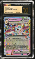 Sylveon ex 2024 Pokemon Surging Sparks #86 Holo (CGC 10 | Pristine Black Label) at PristineAuction.com