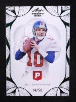Eli Manning 2024 Leaf Metal Pristine Auction Collection Green #36 #14/50 at PristineAuction.com
