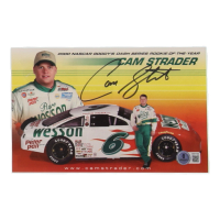 Cam Strader Signed NASCAR 6x9 Hero Card (Beckett) at PristineAuction.com