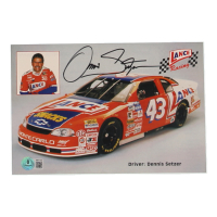 Dennis Setzer Signed NASCAR 6x9 Hero Card (Beckett) at PristineAuction.com