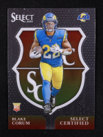Blake Corum 2024 Select Select Certified Rookies #25 RC at PristineAuction.com
