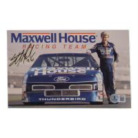 Sterling Marlin Signed 6x9 Hero Card (Beckett) at PristineAuction.com