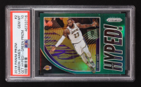 LeBron James 2019-20 Panini Prizm Get Hyped! Prizms Green #2 (PSA 10) at PristineAuction.com