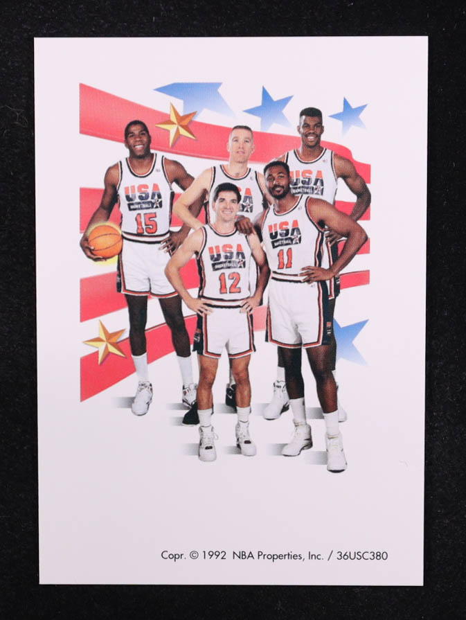 USA Basketball Team Card 1991-92 SkyBox Missing Foil #NNO at PristineAuction.com USA Basketball Team Card 1991-92 SkyBox Missing Foil #NNO at PristineAuction.com