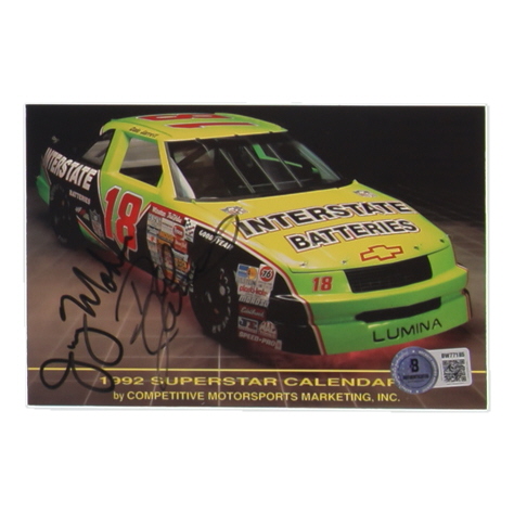 Jimmy Makar & Dale Jarrett Signed NASCAR 4x6 Hero Card (Beckett) at PristineAuction.com Jimmy Makar & Dale Jarrett Signed NASCAR 4x6 Hero Card (Beckett) at PristineAuction.com