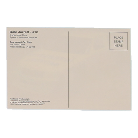 Jimmy Makar & Dale Jarrett Signed NASCAR 4x6 Hero Card (Beckett) at PristineAuction.com Jimmy Makar & Dale Jarrett Signed NASCAR 4x6 Hero Card (Beckett) at PristineAuction.com