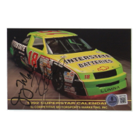 Jimmy Makar & Dale Jarrett Signed NASCAR 4x6 Hero Card (Beckett) at PristineAuction.com