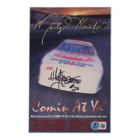 Marty Houston Signed NASCAR 6x9 Hero Card (Beckett) at PristineAuction.com
