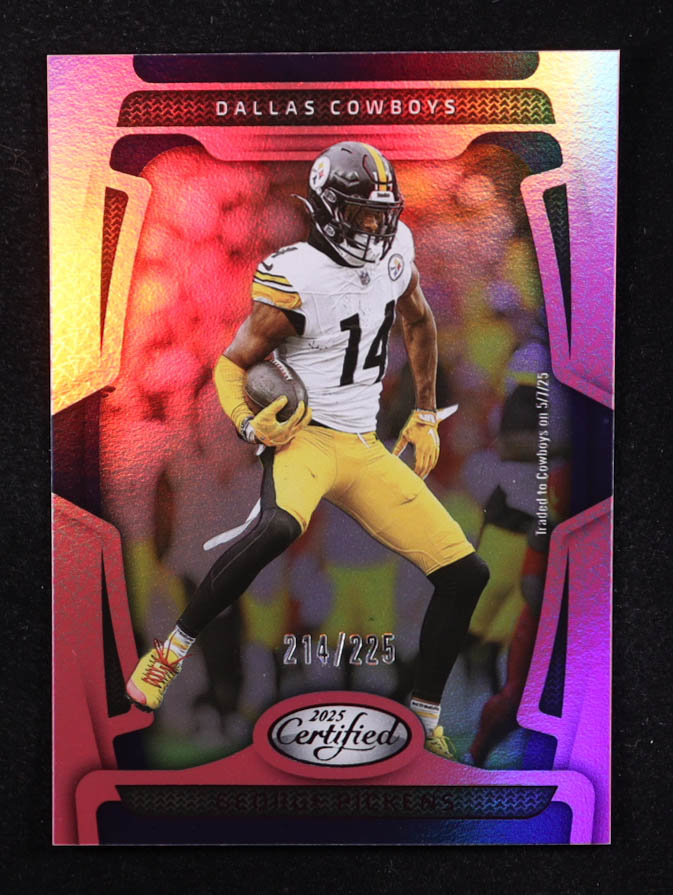 George Pickens 2025 Certified Mirror Pink #84 #214/225 at PristineAuction.com George Pickens 2025 Certified Mirror Pink #84 #214/225 at PristineAuction.com