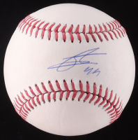 Julio Rodriguez Signed OML Baseball with Display Case (Beckett) at PristineAuction.com