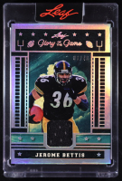 Jerome Bettis 2025 Leaf Glory of the Game Holo Silver Game-Used #GU-24 #08/40 at PristineAuction.com