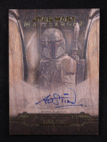 Mark Austin as Boba Fett 2019 Topps Star Wars Masterwork Autographs Wood #AMA #03/10 at PristineAuction.com