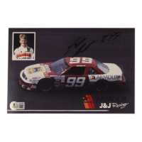 Jeff Burton Signed NASCAR 6x9 Hero Card (Beckett) at PristineAuction.com