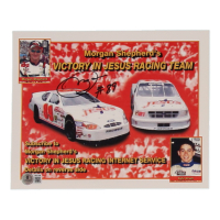 Morgan Shepherd Signed NASCAR 8x10 Hero Card (Beckett) at PristineAuction.com
