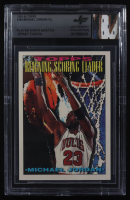 Michael Jordan 1993-94 Topps #384 FSL with Game-Used Jersey Swatch (BGS Authentic) at PristineAuction.com