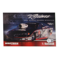 V. Gaines Signed NASCAR 8x10 Hero Card (Beckett) at PristineAuction.com