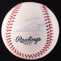 Hyeseong Kim Signed 2025 World Series Logo Baseball (Beckett) at PristineAuction.com