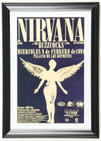 "Nirvana" Spain Concert Custom Framed Poster Display at PristineAuction.com