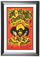 "The Jimi Hendrix Experience" Baton Rouge Custom Framed Concert Poster Display at PristineAuction.com