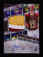 Luke McCaffrey 2024 Panini Spectra Supernova Jsy Autographs #225 #37/70 RC at PristineAuction.com