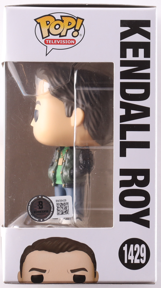 Jeremy Strong Signed "Succession" #1429 Kendall Roy Funko Pop! Vinyl Figure (Beckett) at PristineAuction.com Jeremy Strong Signed "Succession" #1429 Kendall Roy Funko Pop! Vinyl Figure (Beckett) at PristineAuction.com