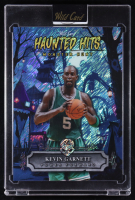 Kevin Garnett 2025 Wild Card Haunted Hits Monster Hunt Blue Carnival Shimmer #KG #2/2 at PristineAuction.com