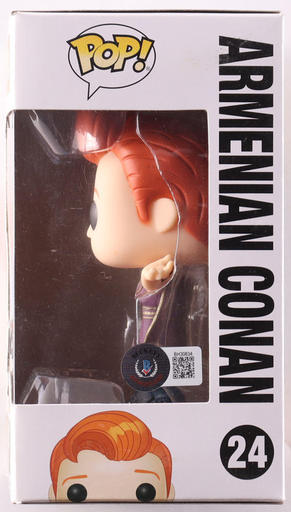 Conan O'Brien Signed "Conan Without Borders" #21 Armenian Conan Funko Pop! Vinyl Figure (Beckett) at PristineAuction.com Conan O'Brien Signed "Conan Without Borders" #21 Armenian Conan Funko Pop! Vinyl Figure (Beckett) at PristineAuction.com