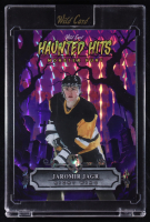 Jaromir Jagr 2025 Wild Card Haunted Hits Monster Hunt Purple Cemetery Mosaic #JJ #1/2 at PristineAuction.com