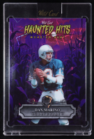 Dan Marino 2025 Wild Card Haunted Hits Monster Hunt Purple Cornfield Lazer #DM #2/4 at PristineAuction.com