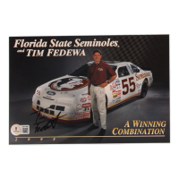 Tim Fedewa Signed NASCAR 6x9 Hero Card (Beckett) at PristineAuction.com