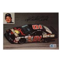 Mickey Gibbs Signed NASCAR 6x9 Hero Card (Beckett) at PristineAuction.com