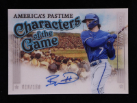 Bobby Witt Jr. 2023 Panini Chronicles America's Pastime Characters of the Game Signatures #11 #019/150 at PristineAuction.com