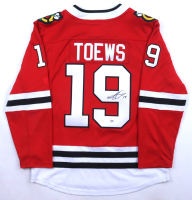 Jonathan Toews Signed Blackhawks Fanatics Authentic Captain's Jersey (PSA) at PristineAuction.com