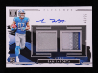 Sam LaPorta 2023 Panini Impeccable Elegance Rookie Helmet and Patch Autographs #32 #46/55 RC at PristineAuction.com