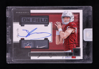 Josh Rosen 2018 Panini One Black Player-Worn Jsy Autographs #61 RC at PristineAuction.com